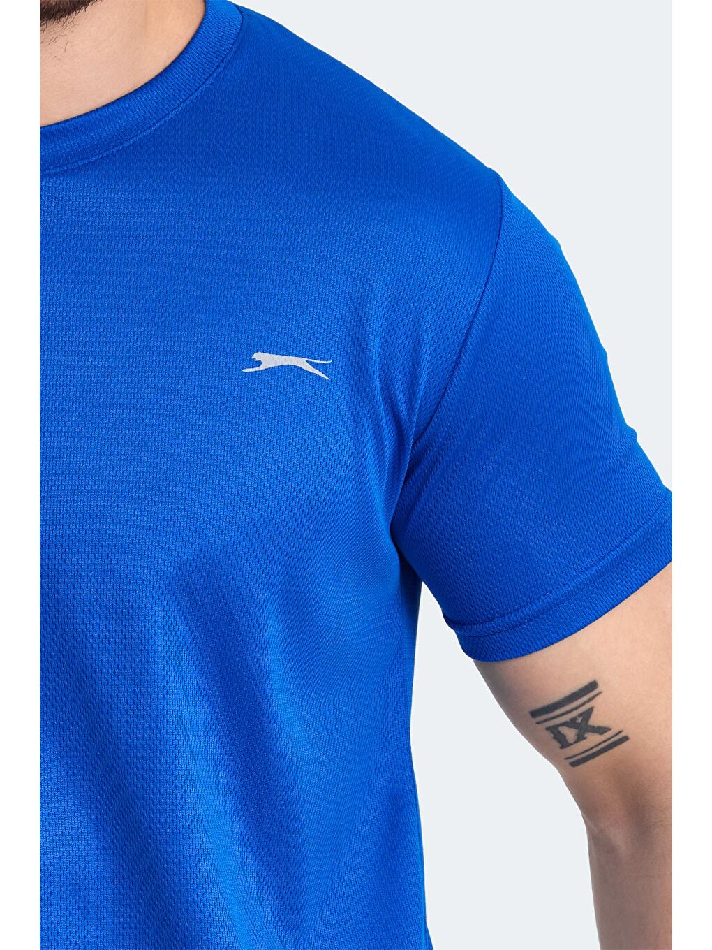 SLAZENGER Saks ODALIS I Erkek T-Shirt Saks Mavi - 2