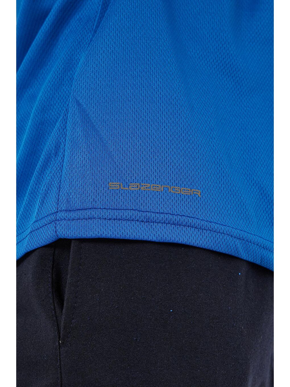 OMAR KTN Erkek Tişört Saks Mavi-4