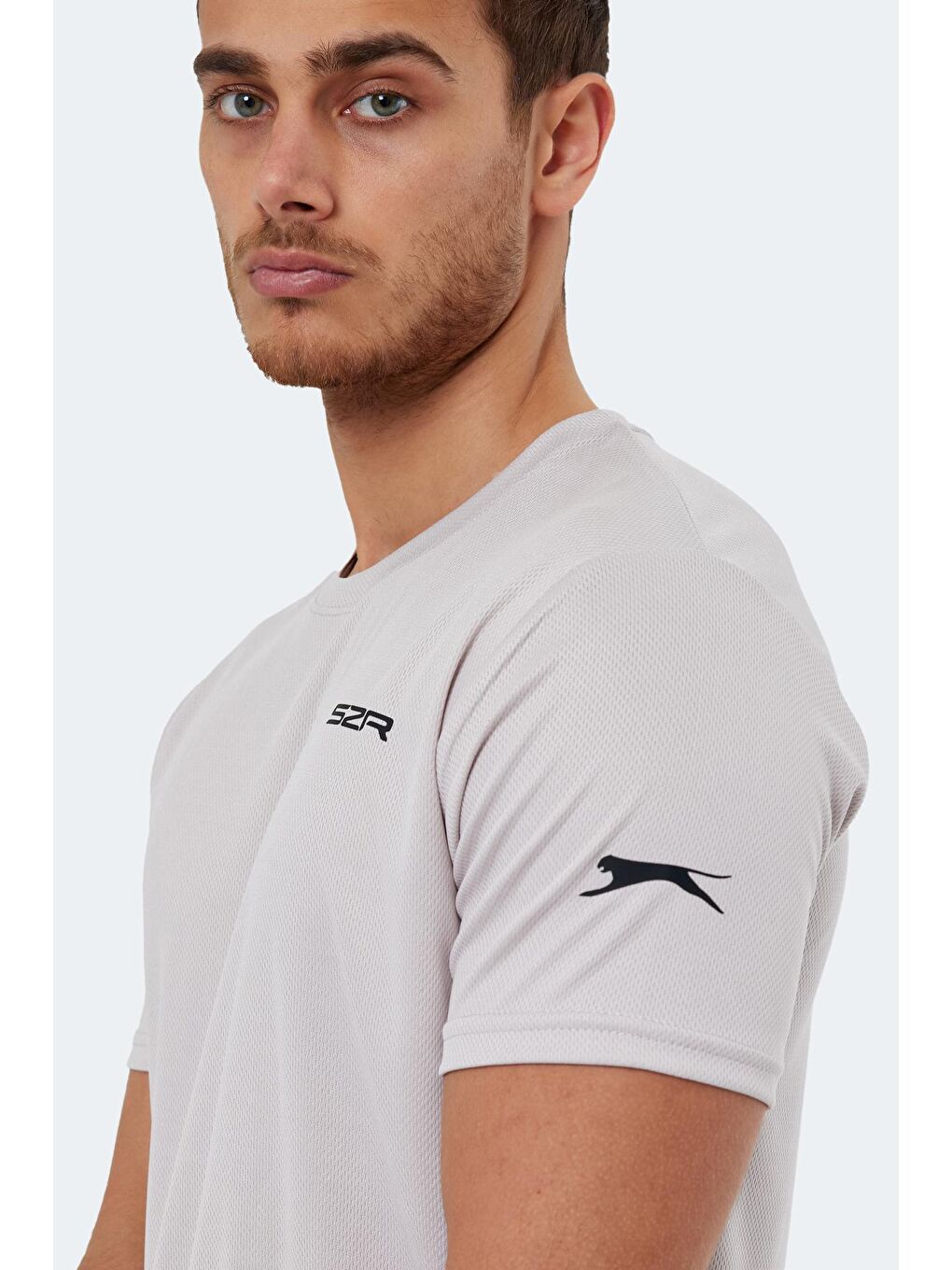 OMAR KTN Erkek T-Shirt Bej-3