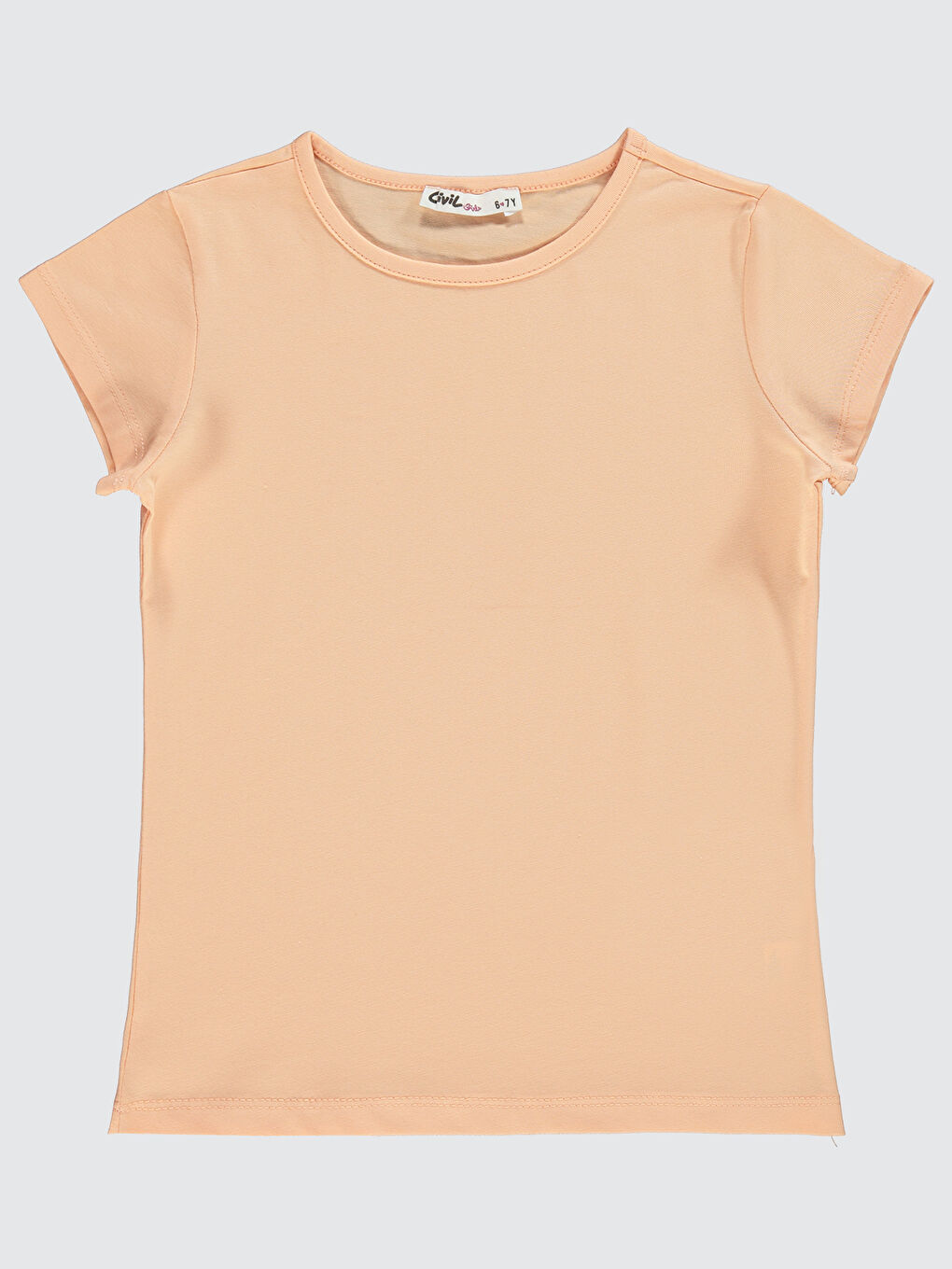 Pembe Girls Kız Çocuk Tişört 10-13 Yaş Yumuşak Şeftali