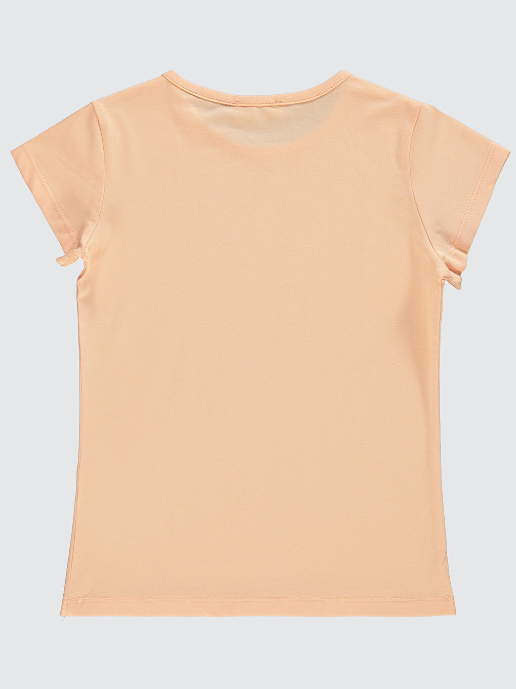 Pembe Girls Kız Çocuk Tişört 10-13 Yaş Yumuşak Şeftali-1