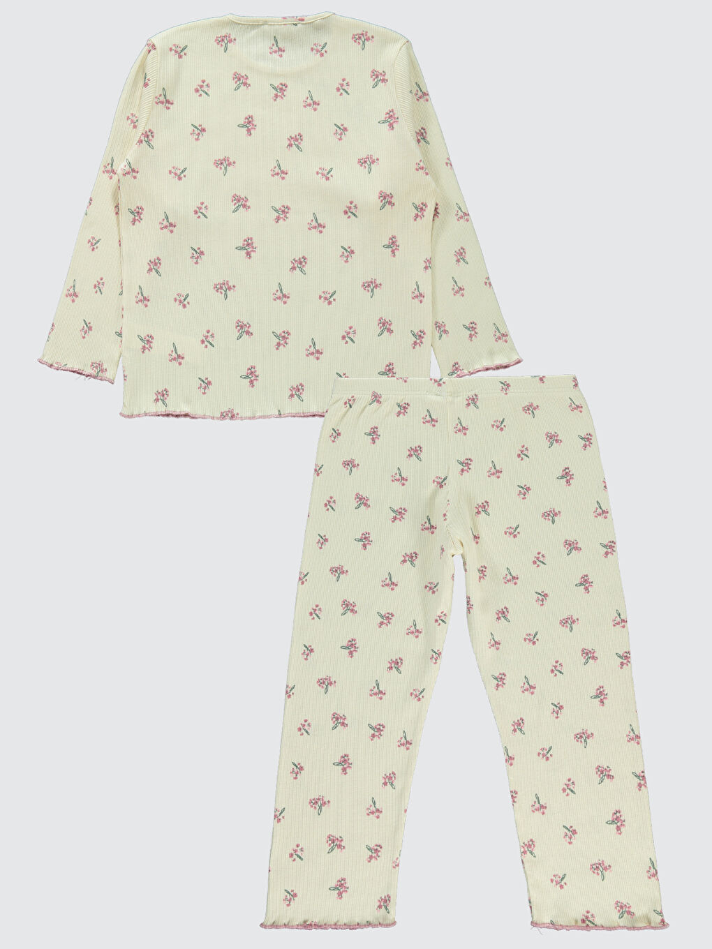 Pembe Girls Kız Çocuk Pijama Takımı 10-13 Yaş Somon-1