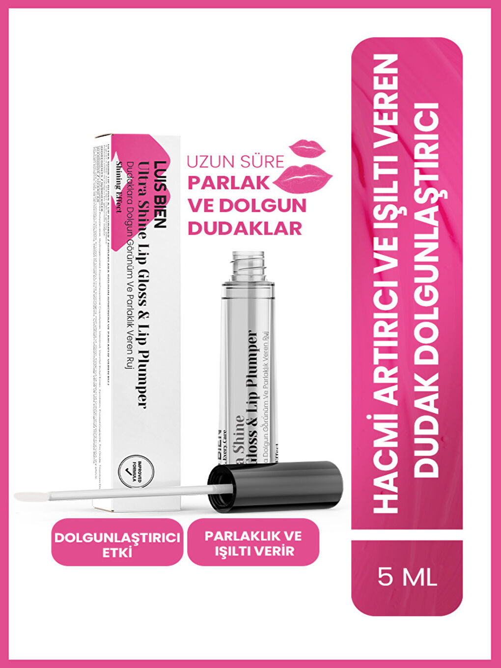 Dudak Dolgunlaştırıcı ve Dudak Parlatıcı