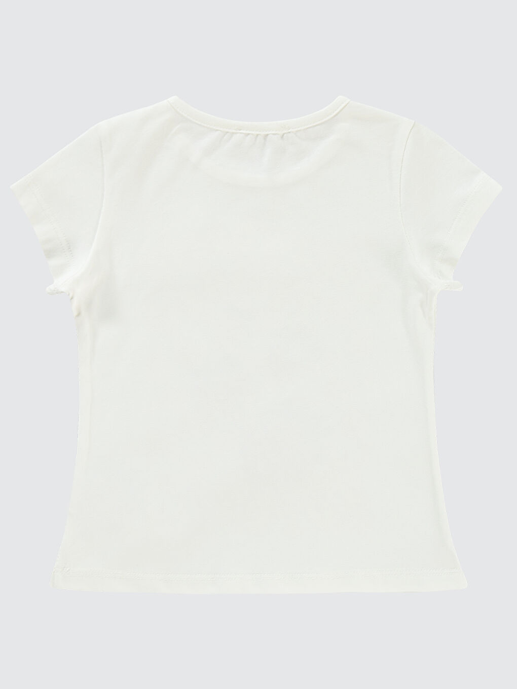Girls Kız Çocuk Tişört 2-5 Yaş Ekru-1