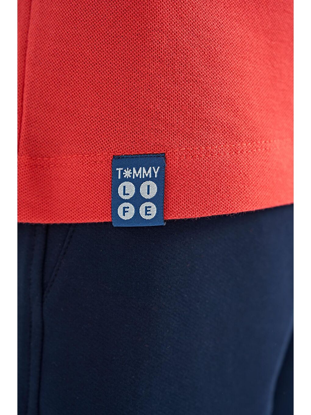 TOMMYLIFE Açık Kırmızı Coral Baskı Detaylı O Yaka Standart Kalıp Erkek  Çocuk T-Shirt - 11117 - 4