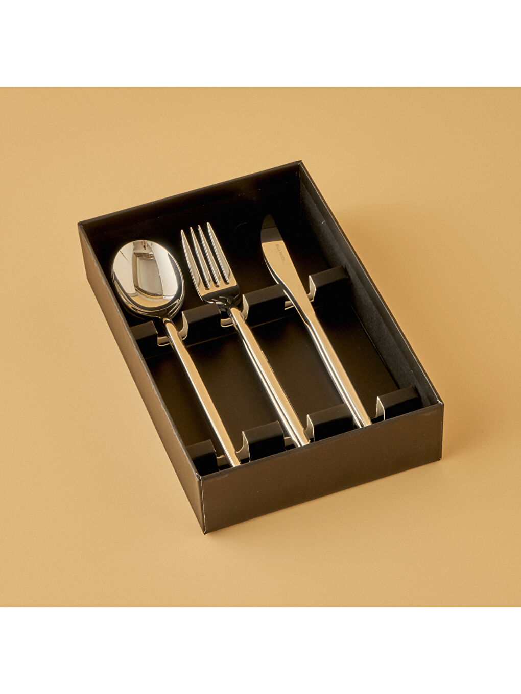 Gri Siena 18 Parça Yemek Çatal Kaşık Bıçak Seti Silver-1