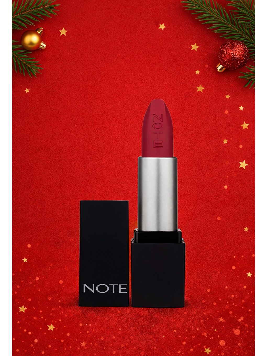 Mattever Lipstick Yarı Mat Saten Bitişli Ruj 12 Wine Tasting Red - Mor