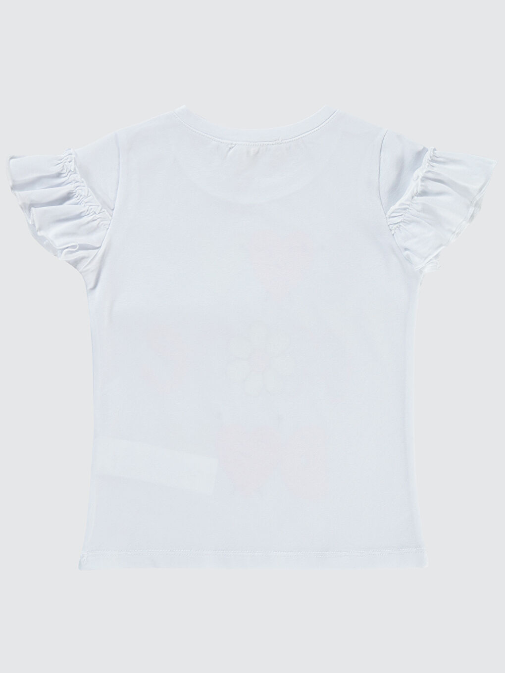 Girls Kız Çocuk Tişört 2-5 Yaş Beyaz-1