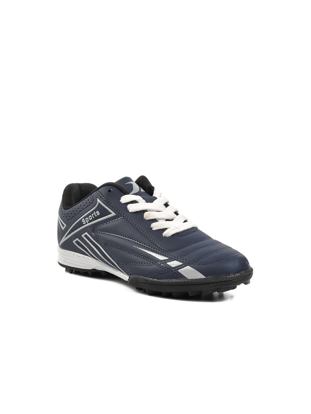 125 Lacivert-Gümüş Unisex Halı Saha Ayakkabısı-2