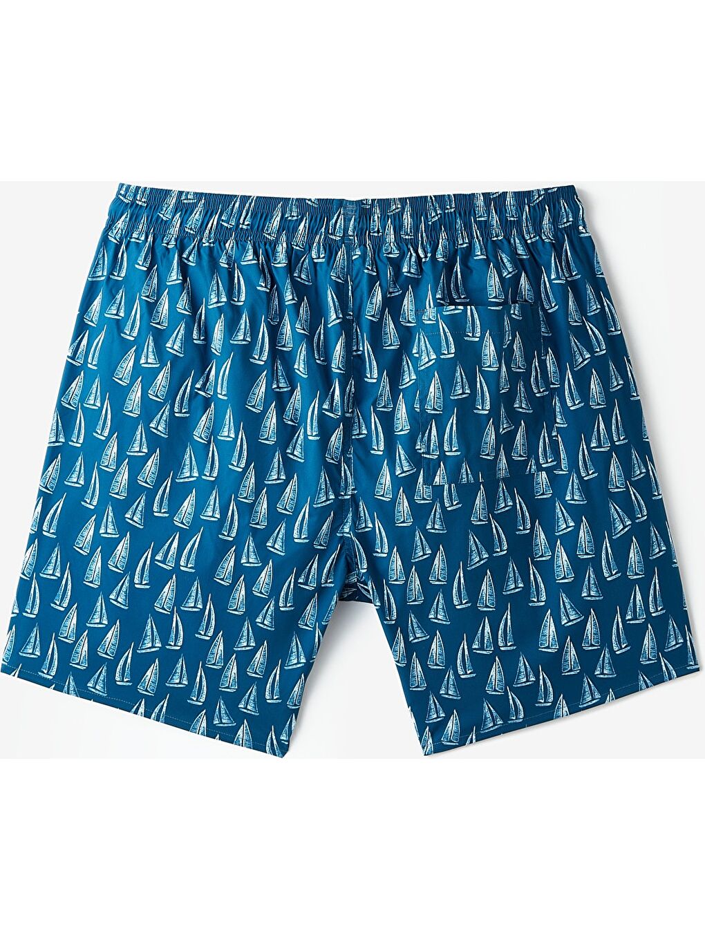 Lacivert Erkek Regular Fit Desenli Deniz Şortu-5