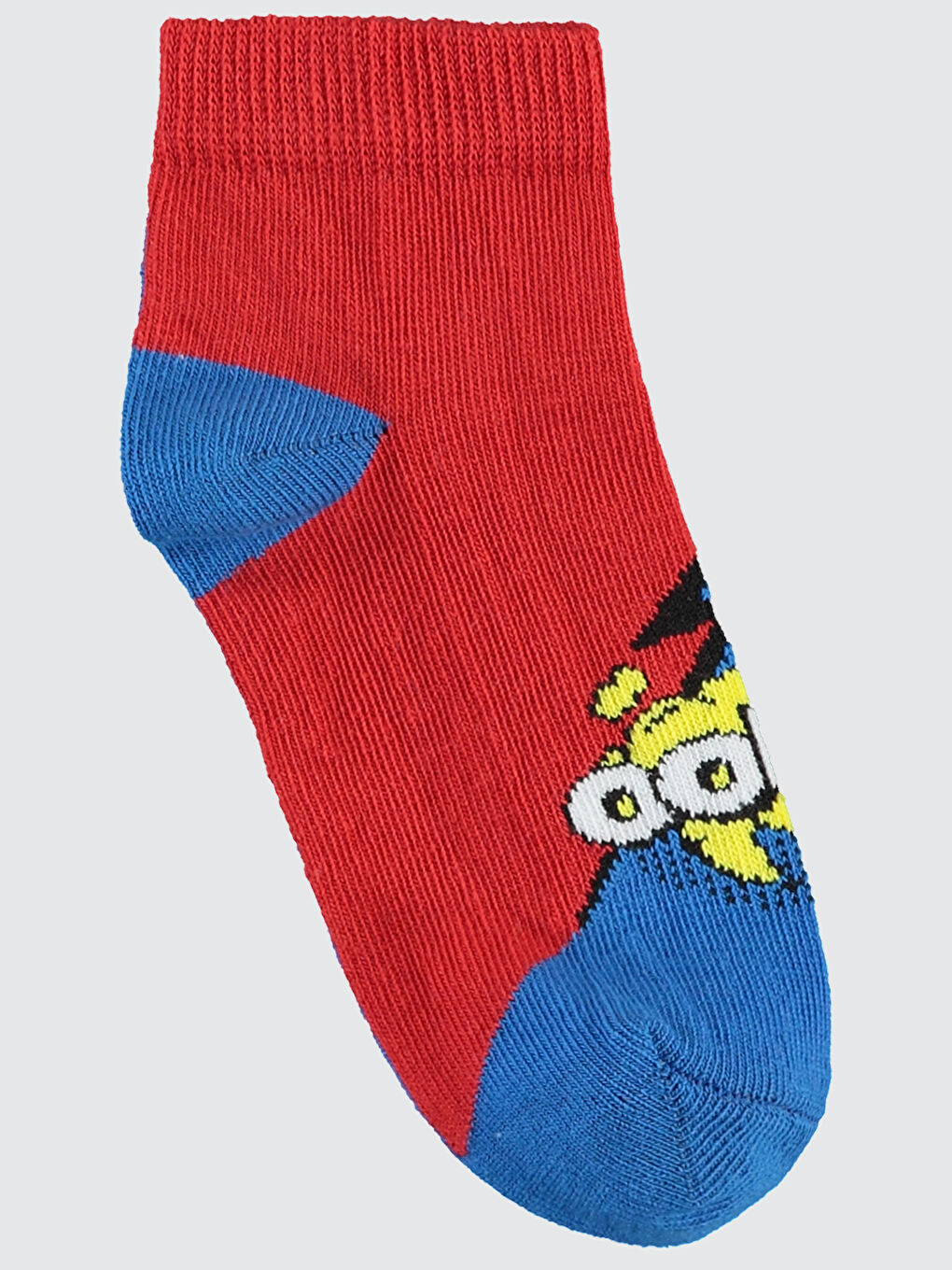 Erkek Çocuk 3'lü Patik Çorap 2-12 Yaş Siyah-Beyaz-3