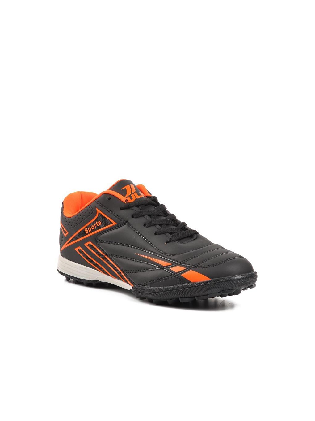125 Siyah-Turuncu Erkek Halı Saha Ayakkabısı-2