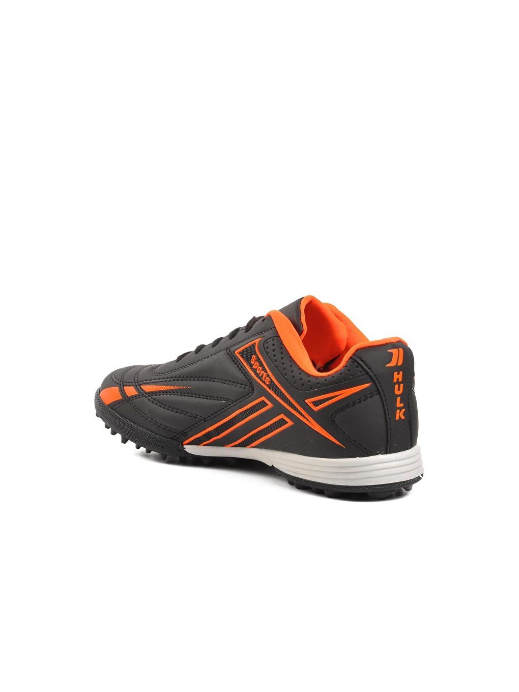 125 Siyah-Turuncu Erkek Halı Saha Ayakkabısı-3