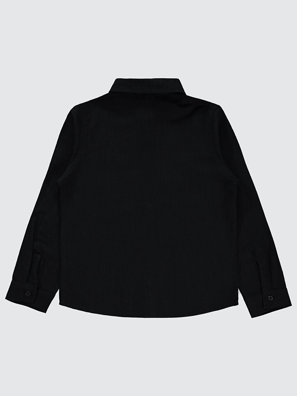Boys Erkek Çocuk Gömlek 6-9 Yaş Siyah-1