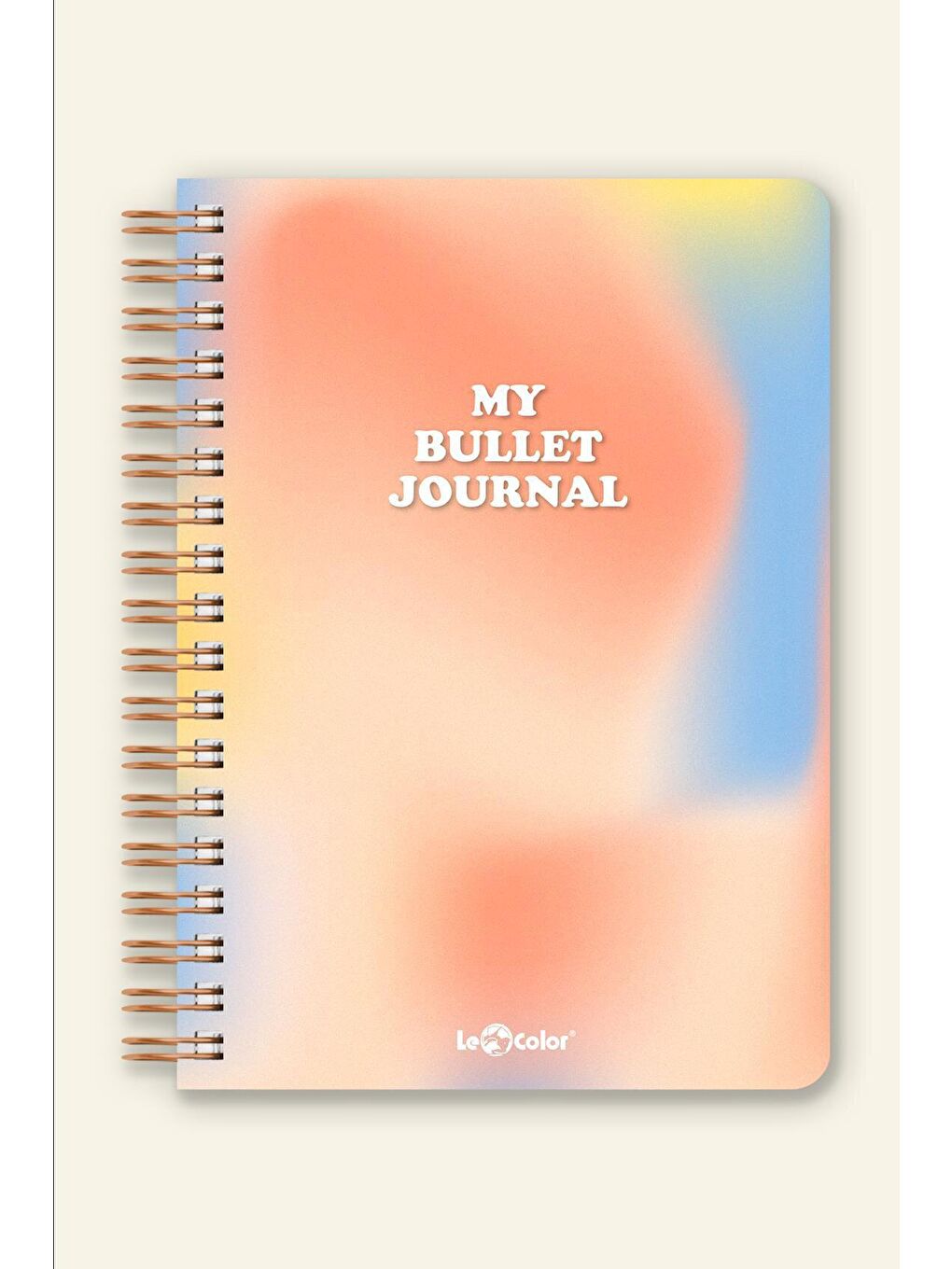 LE COLOR Turuncu Noktalı Bullet Journal Pro Defter Aura A5 - 1