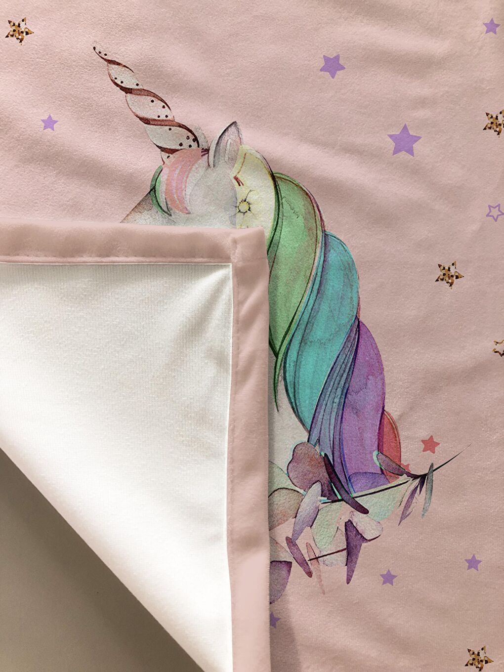 Karışık Desenli Çocuk Ve Bebek Odası Fon Perde-1