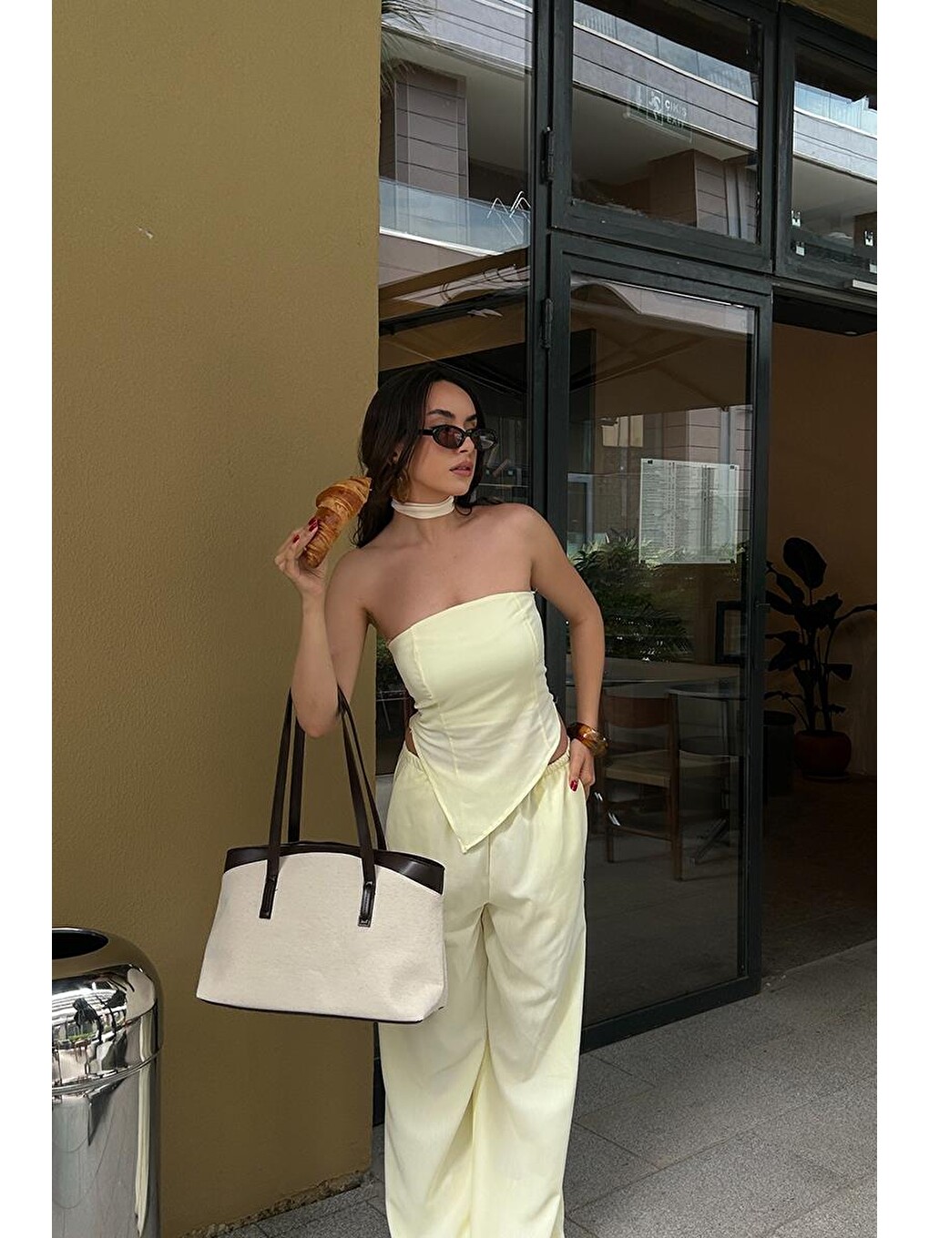 Citta Kanvas Tote Bag Siyah-9