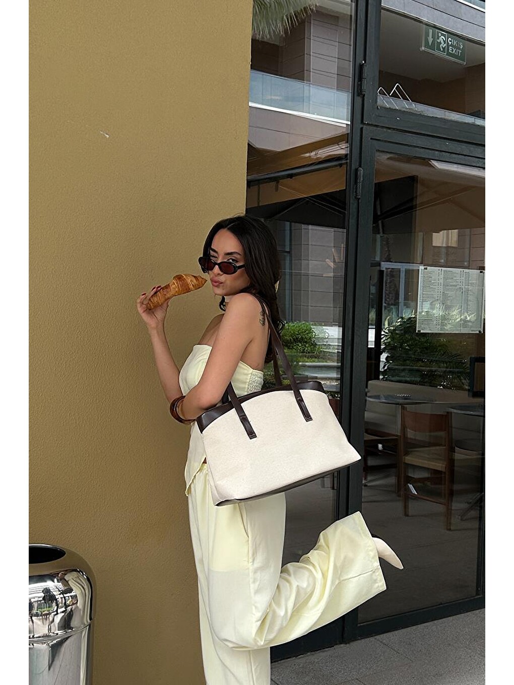 Citta Kanvas Tote Bag Siyah-10