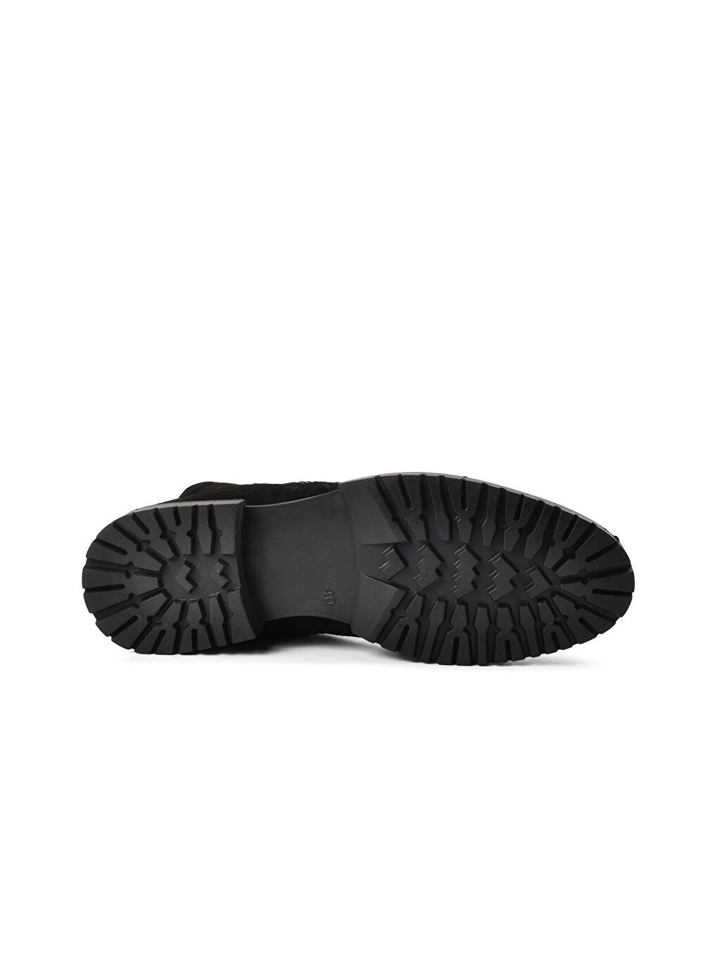 Siyah Süet Fermuarlı Hakiki Deri Erkek Bot 5955-4