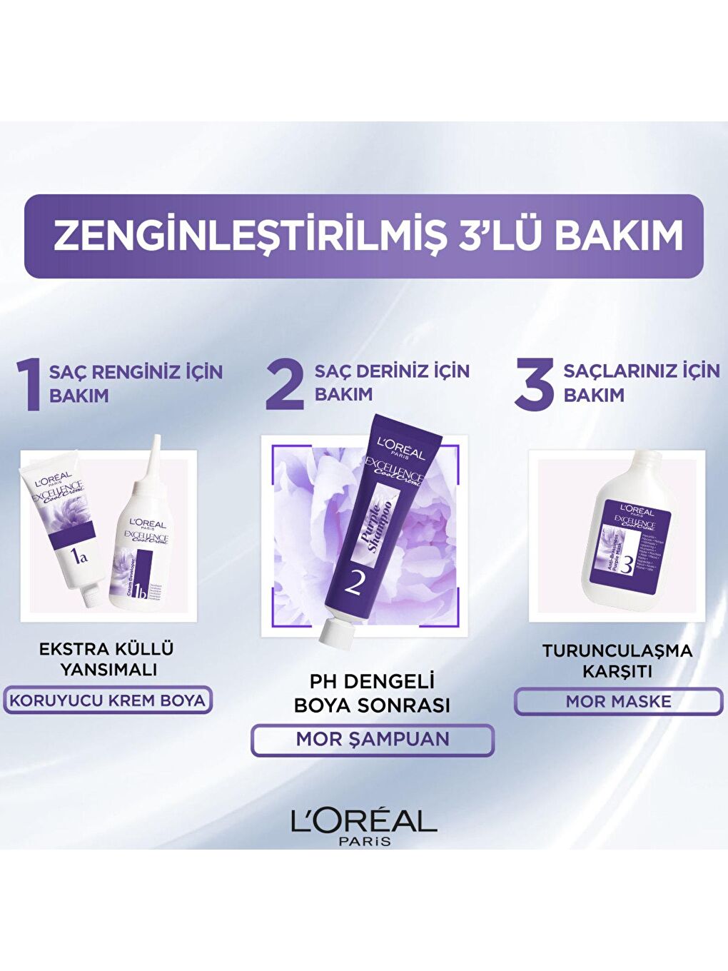 L'Oreal Paris Sarı Cool Creme Saç Boyası - 8.11 Ekstra Küllü Sarı - 4