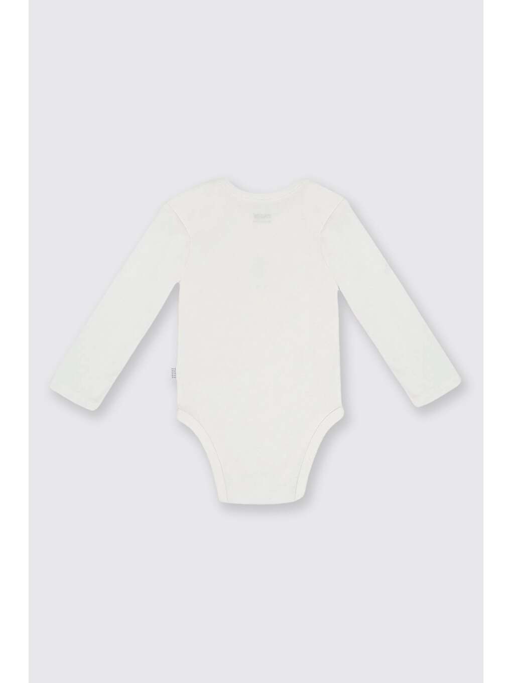 Yenidoğan Desenli Ve Düz 2'li Ekru Body Set-3