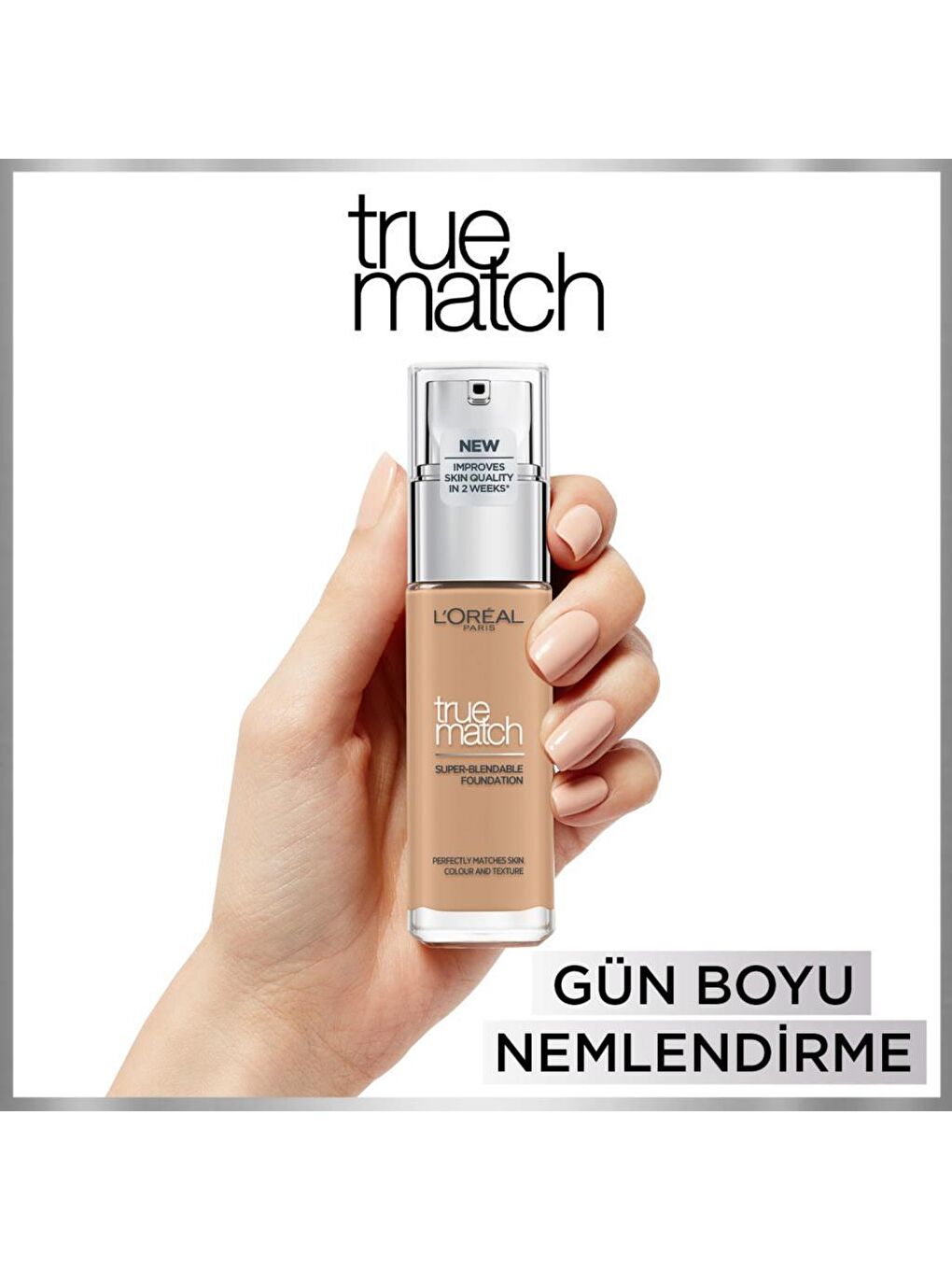 L'Oreal Paris Nude True Match Bakım Yapan Fondöten 5N Sand (30 ml) - 8