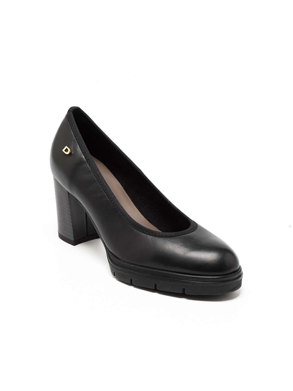 Siyah Kadın Topuklu / Stiletto 483700dp 3700dp Nappa Pelle Nero-1