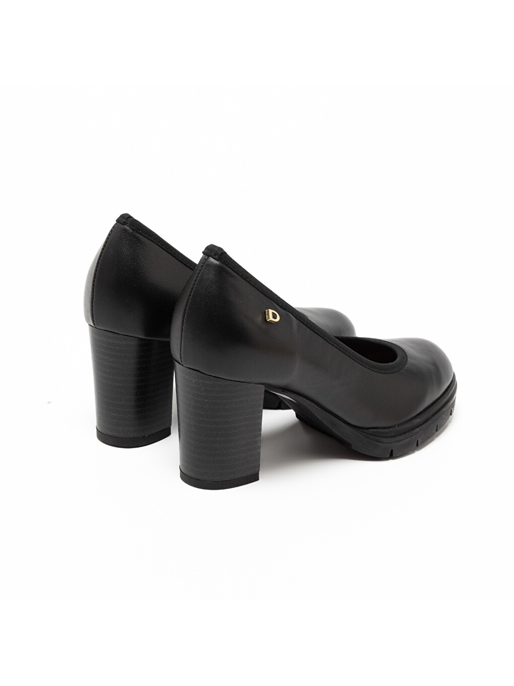 Siyah Kadın Topuklu / Stiletto 483700dp 3700dp Nappa Pelle Nero-3