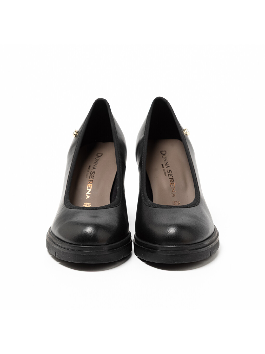 Siyah Kadın Topuklu / Stiletto 483700dp 3700dp Nappa Pelle Nero-5