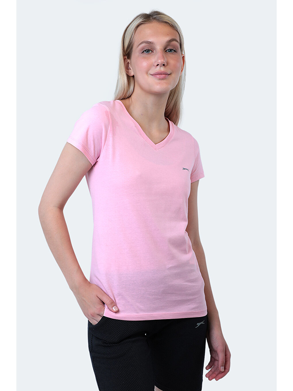 REBELL I Kadın Açık Pembe Tişört-5