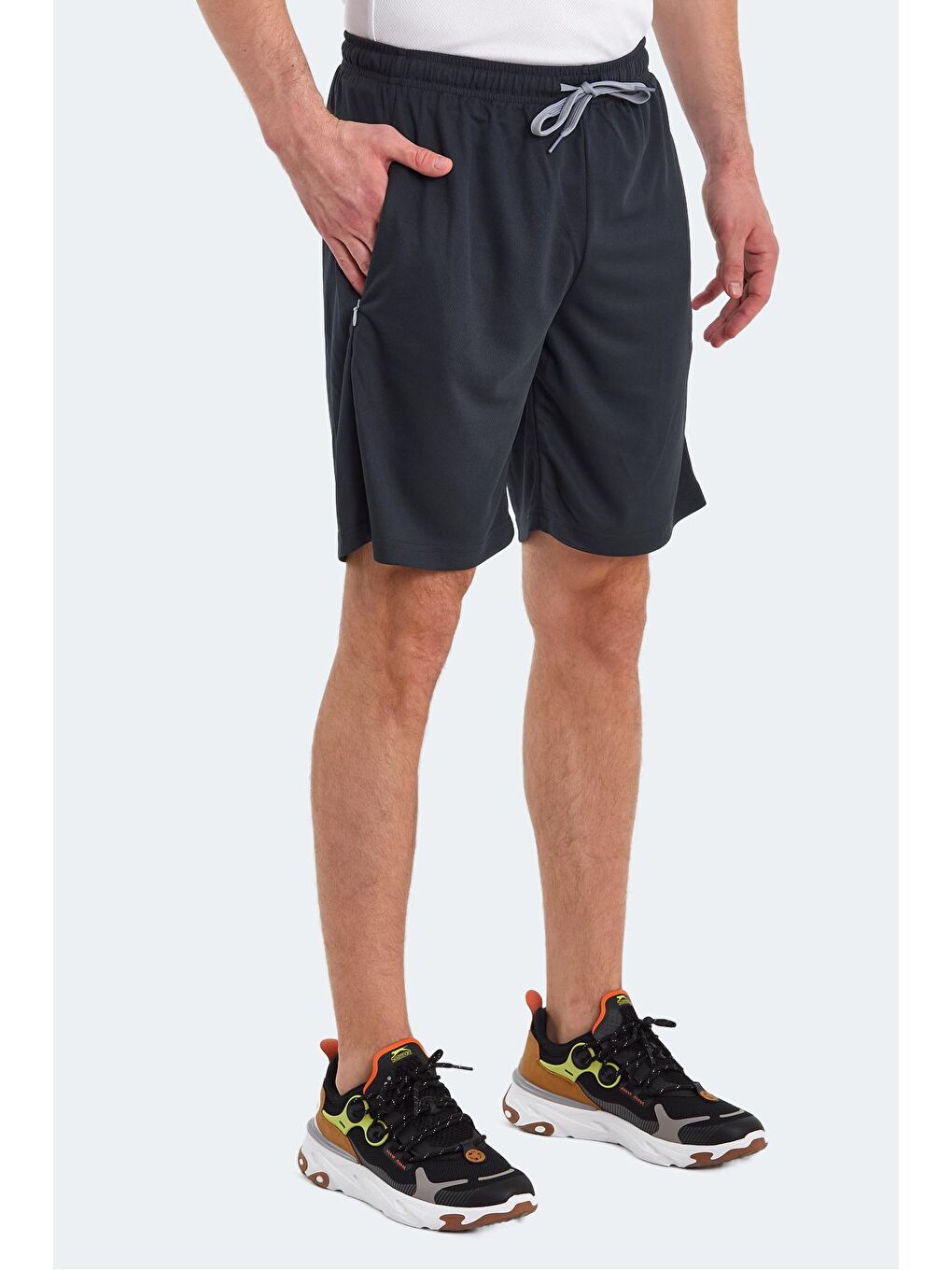 ROSSI Erkek Şort Koyu Gri-2