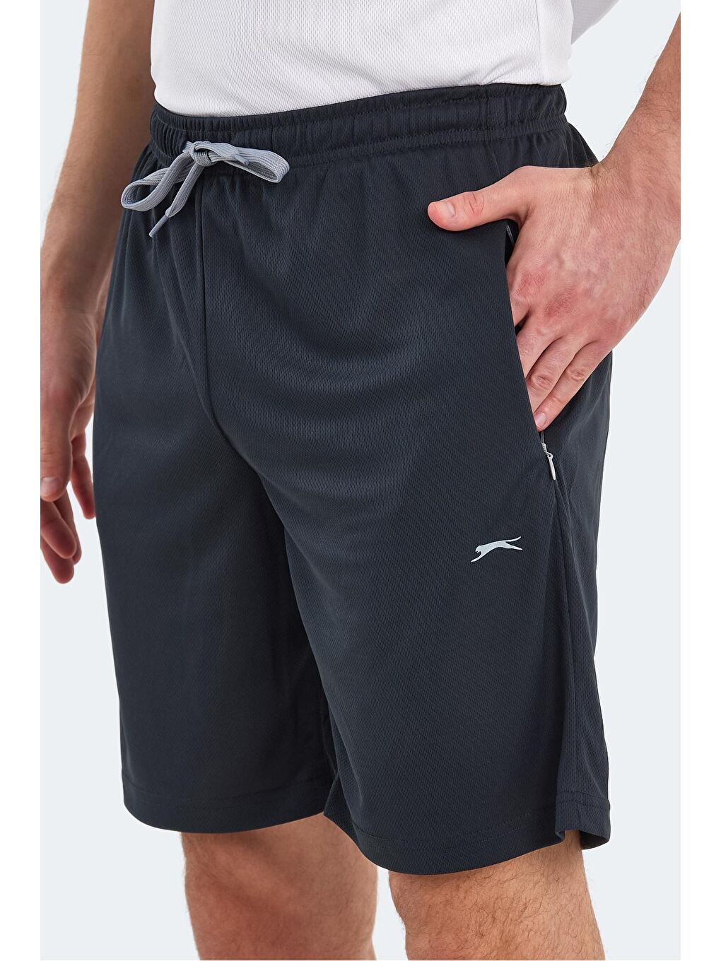 ROSSI Erkek Şort Koyu Gri-3