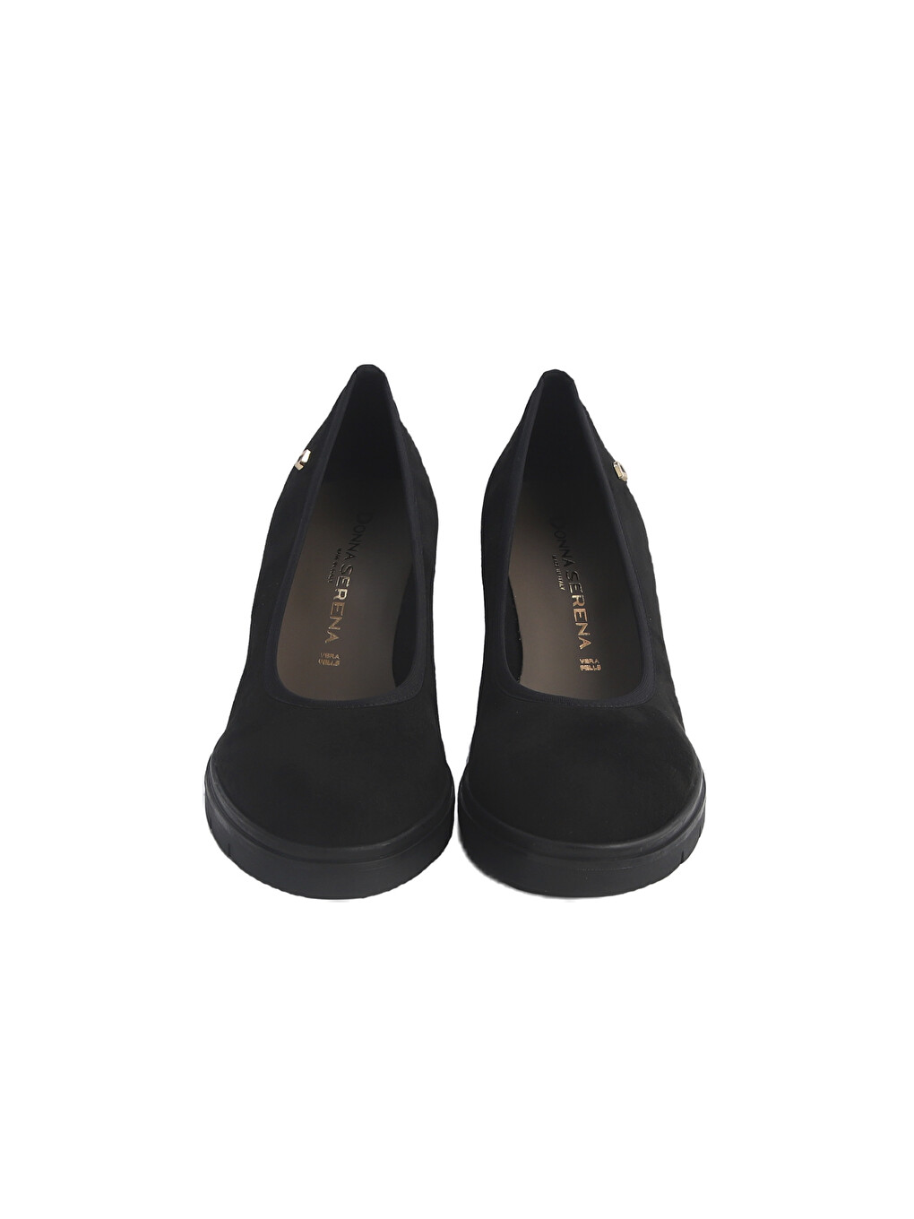 Siyah Kadın Topuklu / Stiletto 483700ds 3700ds Camoscio Nero-2