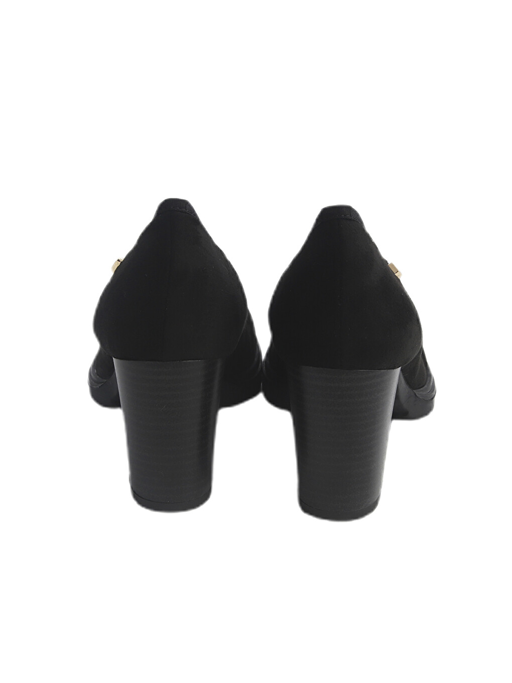 Siyah Kadın Topuklu / Stiletto 483700ds 3700ds Camoscio Nero-3