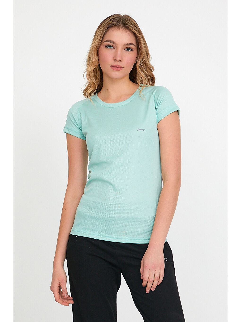 SLAZENGER Yeşil RELAX Kadın Tişört Nane