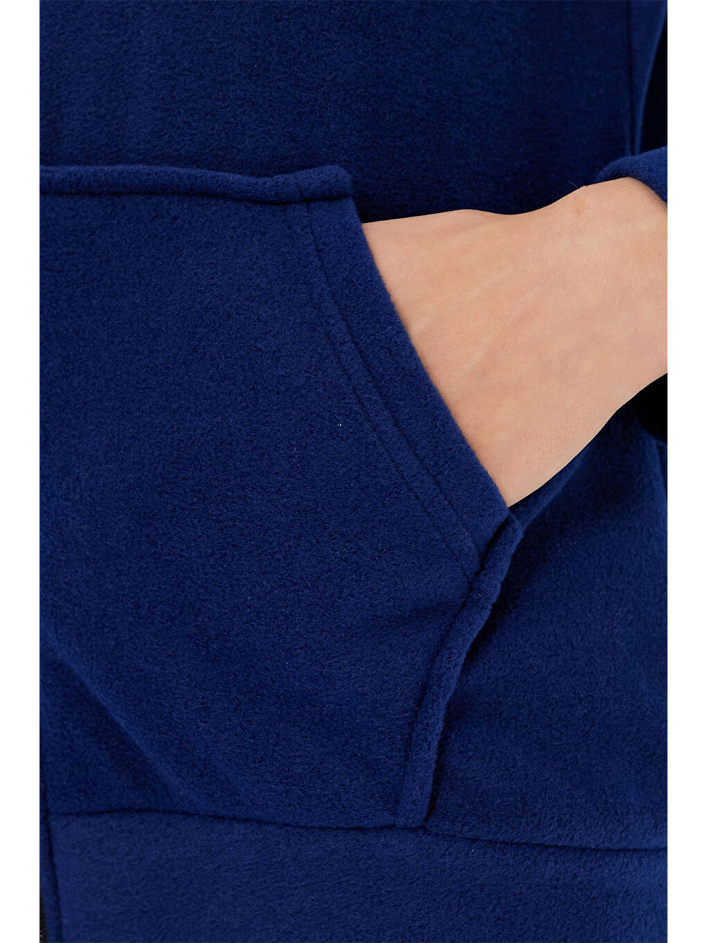 SOFAL I Kadın Polar Sweatshirt Lacivert-5