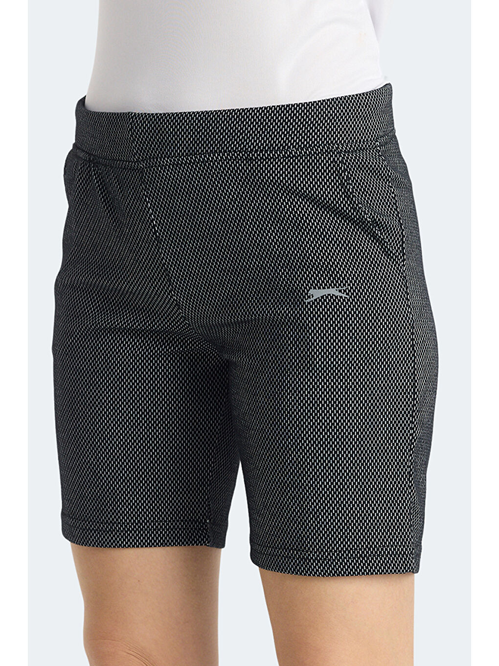 SLAZENGER IRMUSKA Kadın Fitness Şort Siyah - 1
