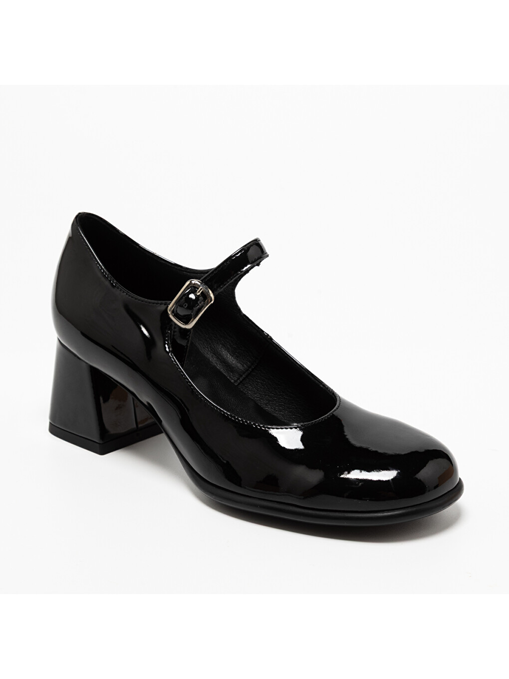 Siyah Kadın Topuklu / Stiletto 204919 4919 Vernice Nera-1
