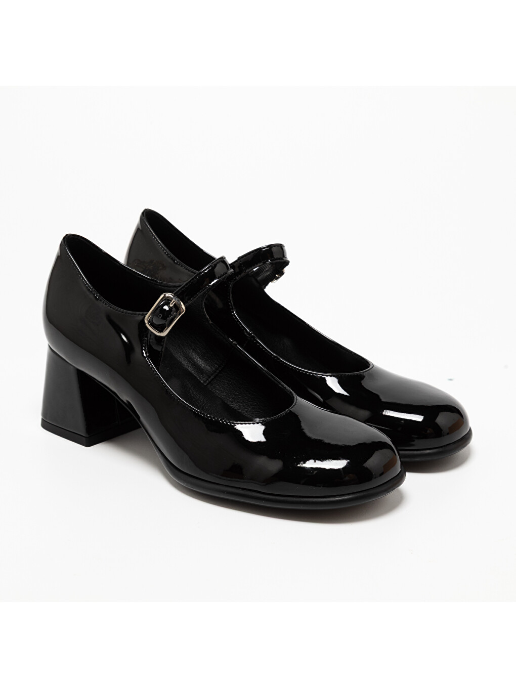 Siyah Kadın Topuklu / Stiletto 204919 4919 Vernice Nera-2