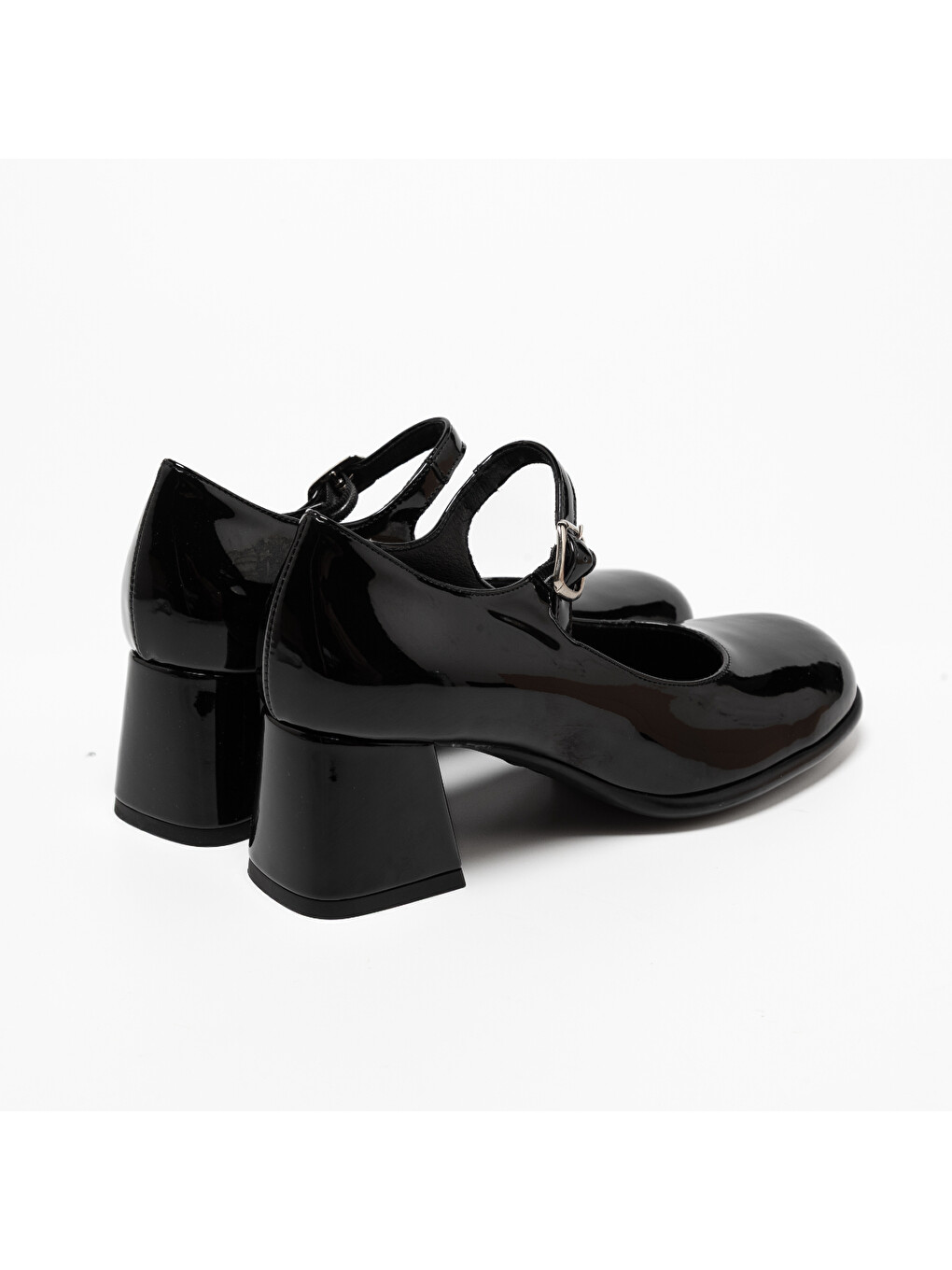 Siyah Kadın Topuklu / Stiletto 204919 4919 Vernice Nera-3