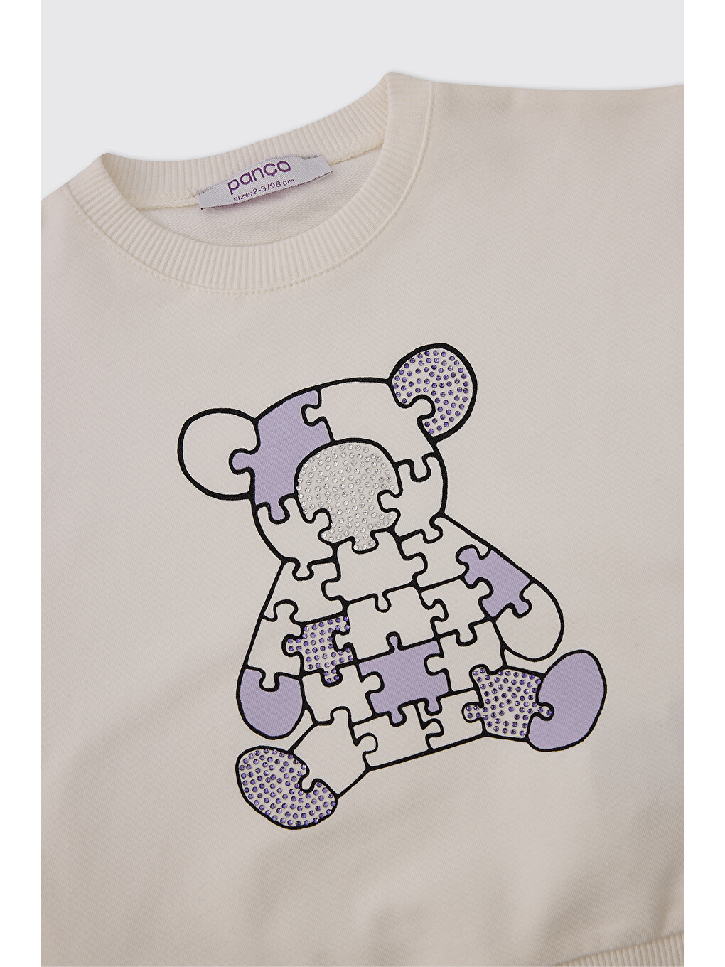 Kız Bebek Ekru Sweatshirt-2