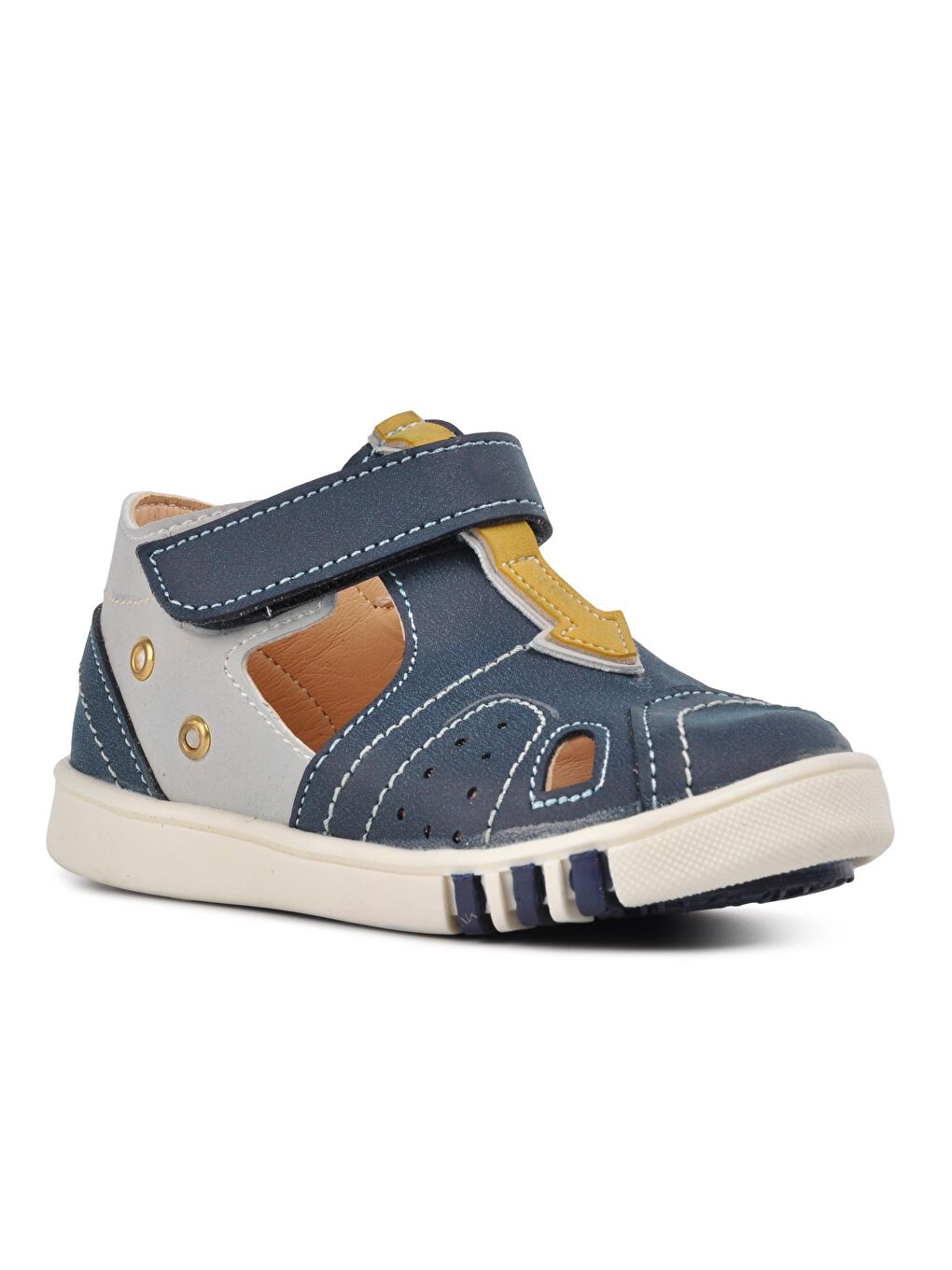 210110 Lacivert-Bej-Hardal Erkek Çocuk Ayakkabı-2