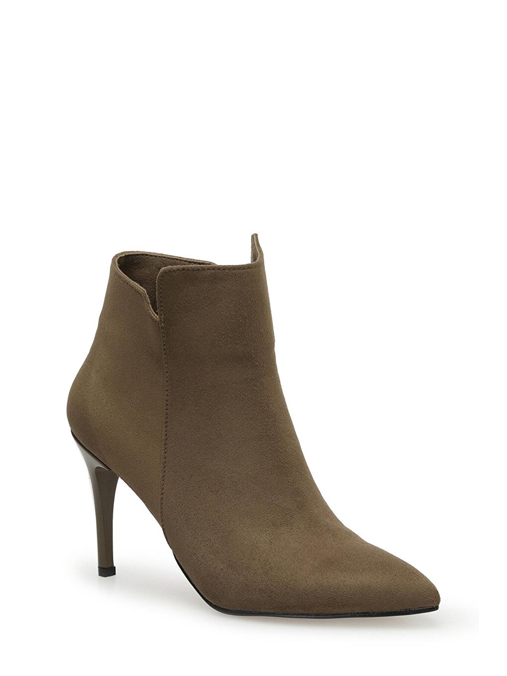 CYRUS 3PR Bej Kadın Topuklu Bot-1