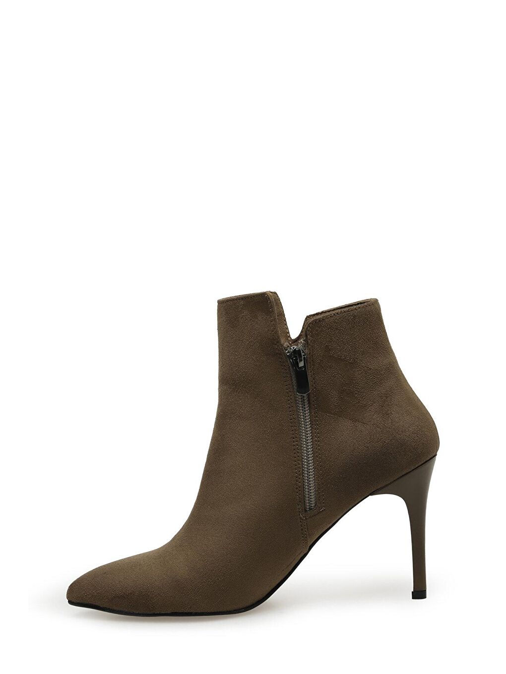 CYRUS 3PR Bej Kadın Topuklu Bot-2