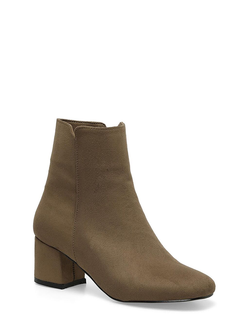 AXEL 3PR Bej Kadın Topuklu Bot-1