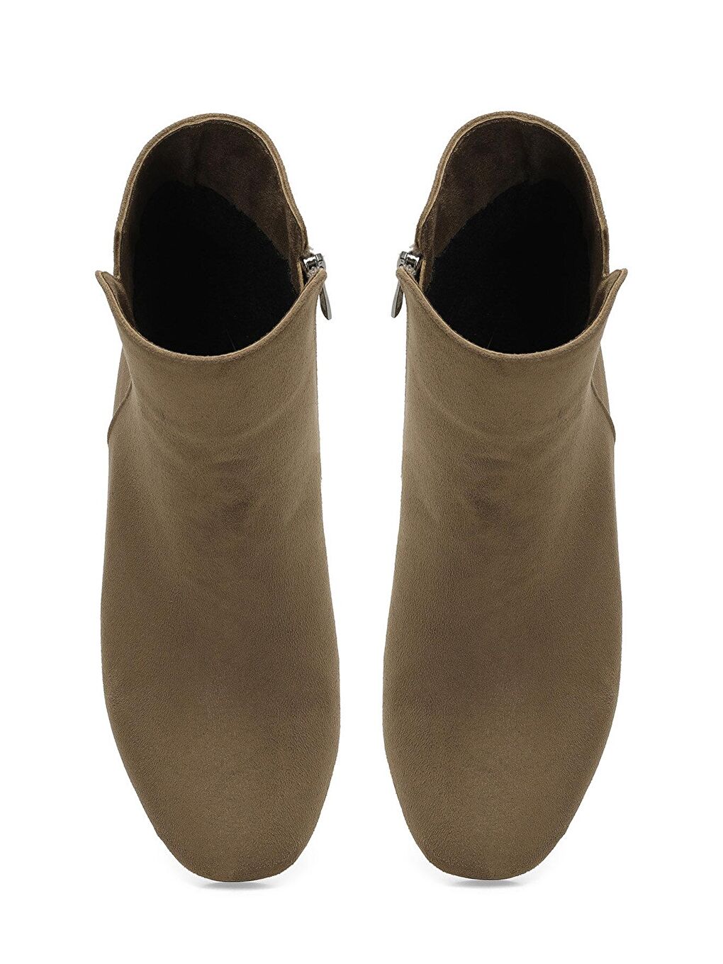 AXEL 3PR Bej Kadın Topuklu Bot-3