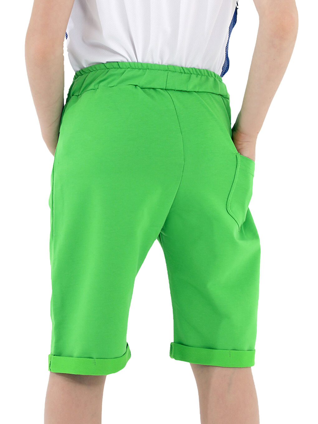 PAGE IN Erkek Çocuk Cepli Sarı Şort-1