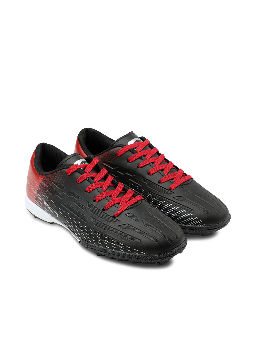SCORE I HS Erkek Çocuk Halı Saha Siyah / Kırmızı Futbol Ayakkabısı-1