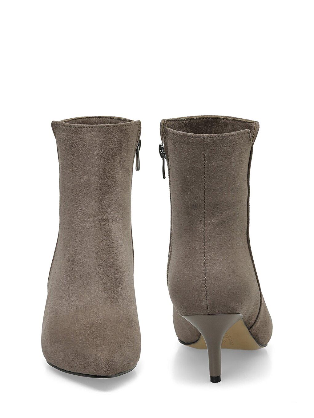 ARTHUR 3PR Bej Kadın Topuklu Bot-4