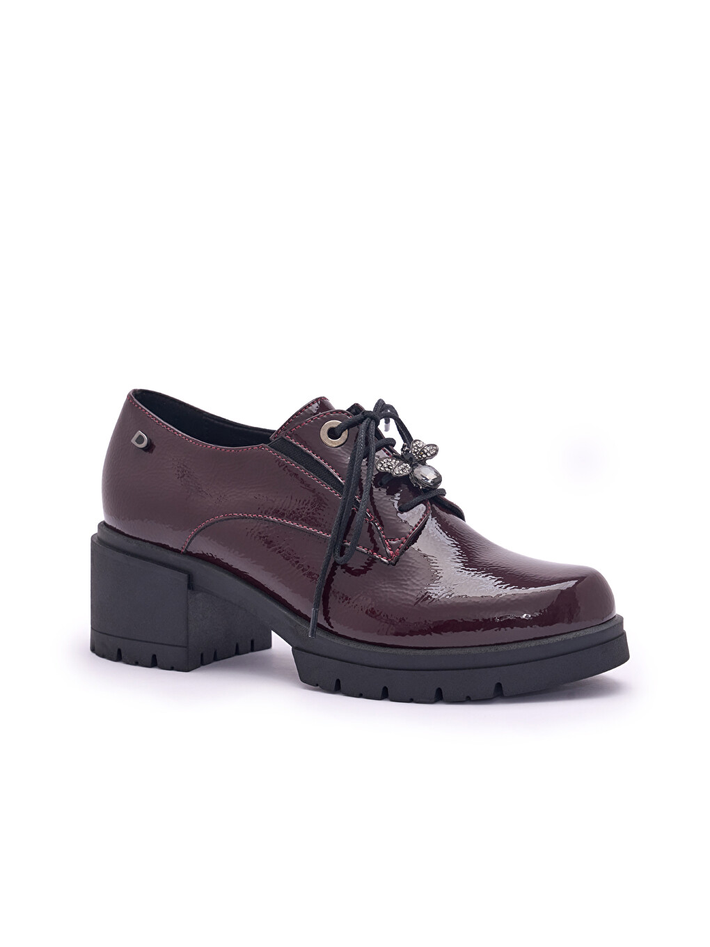 Bordo Kadın Klasik Ayakkabı 3h5846ds 5846ds Naplak-1